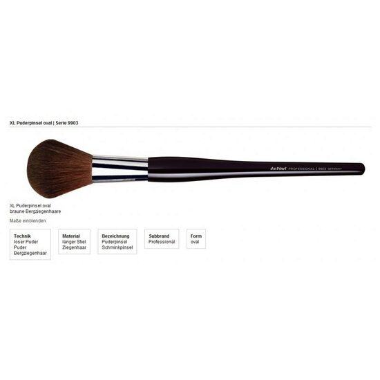 Pensula ovala XL pentru pudra 9903 - Professional - Da Vinci