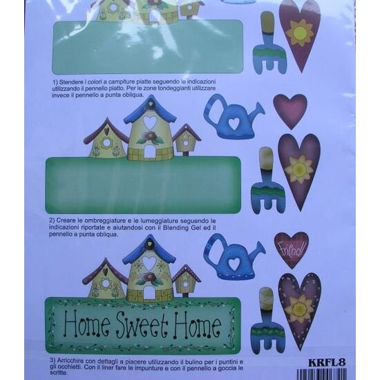 Home sweet home - Country paint, pas cu pas - Stamperia
