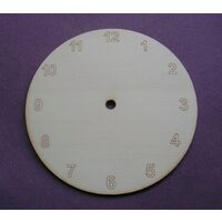 24299 Cadran ceas lemn rotund cifre arabe - Pentart