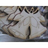 22893 Set 5 figurine lemn - nr 132 - pentru pictat - clopotei