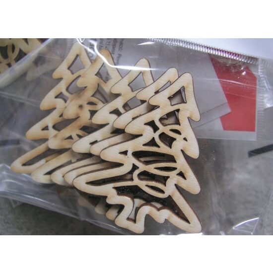 22946 Set 5 figurine lemn - nr.185 - PENT, brad cu instalatie
