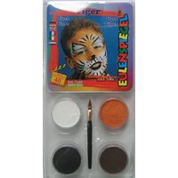 Set 4 culori face painting, Tiger - Eulenspiegel