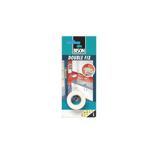 400027 Banda dublu-adeziva - Double Fix 1,5mx19mm - Bison