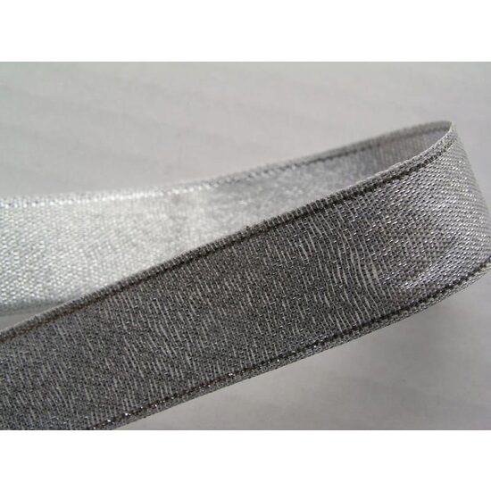 2504-20AG Panglica satin - 20mm 1m - argintie - EMID