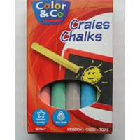 Creta colorata Color & co, 10 buc