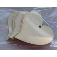 22867 - Set 5 forme lemn, Pentart - inima - nr 106