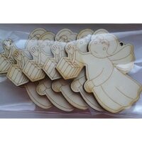 22943 Set 5 forme lemn, Pentart - inger - nr 182