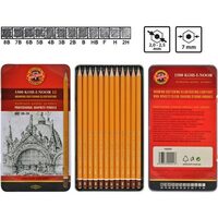 K1502-2 Set creioane grafit - ARTA 8B-2H - Koh-I-Noor
