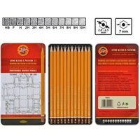 K1502-1 Set creioane grafit - TEHNIC HB-10H - Koh-I-Noor