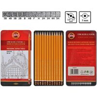 K1502-3 Set creioane grafit - GRAFICA 5B-5H - Koh-I-Noor
