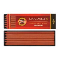 K4373 - Creta SEPIA ROSU 6 buc/set - Gioconda - Koh-I-Noor