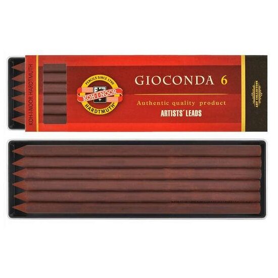 K4377 Creta SEPIA MARO DESCHIS 6 buc/set - Gioconda - Koh-I-Noor