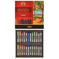 K8354-24 Set 24 pasteluri uleioase rotunde Gioconda - Koh-I-Noor