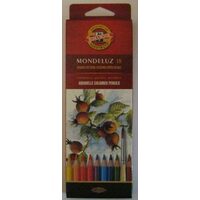 K3717-18 Set 18 creioane colorate acuarel Mondeluz - Koh-I-Noor