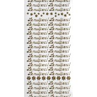 Sticker auriu - La multi ani - 2902 - INTER.D