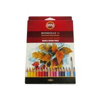 K3719-36 - Set 36 creioane colorate acuarel Mondeluz - Koh-I-Noor