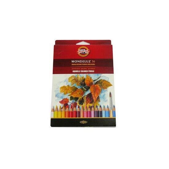 K3719-36 - Set 36 creioane colorate acuarel Mondeluz - Koh-I-Noor