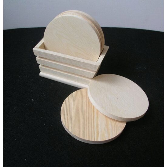 Suport pahare rotund, set 5 - PENT - 703825