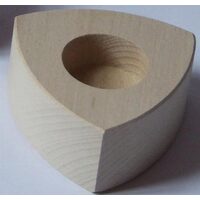 Suport pentru lumanari triunghiular 10 x 2.5 cm - SL11