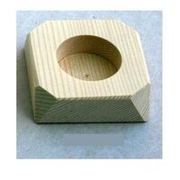 Suport pentru lumanari patrat 6.5 x 6.5 x 2 cm - SL10