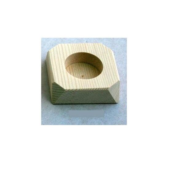 Suport pentru lumanari patrat 6.5 x 6.5 x 2 cm - SL10