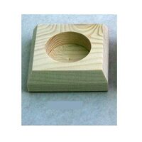 Suport pentru lumanari patrat 6.5x 6.5 x 2 cm - SL8