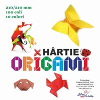 Hartie origami 21x21 cm, LIBR