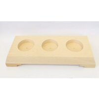 Suport pentru 3 lumanari 24 x 6 cm - SL7