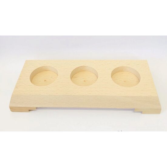 Suport pentru 3 lumanari 24 x 6 cm - SL7