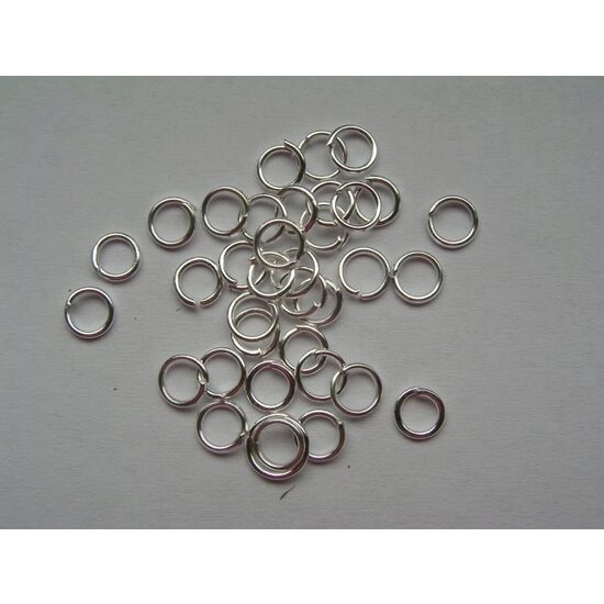 1347B Set 10 gr zale argintii 5mm diam ext