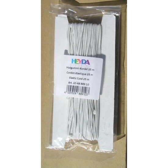 204888910 Elastic alb 25m 1mm diam - Heyda