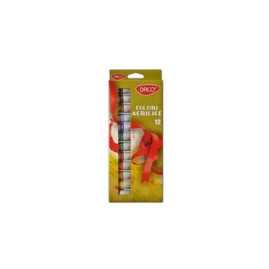 CU312 Set 12x12ml culori acrilice - Daco