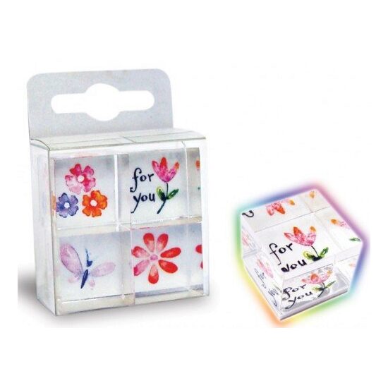 SA002- Stampila cristal set 4 bucati - Daco