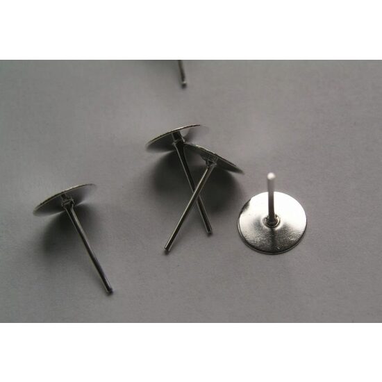 1353B - Set 10 gr. baza cercei cui - 8mm