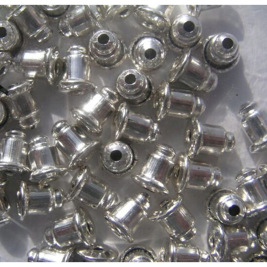 1355B - Set 10 gr dop metalic cercei cui - 6mm l