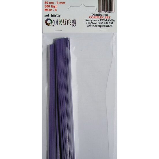 Set quilling 30cm-3mm-300fasii - mov 8