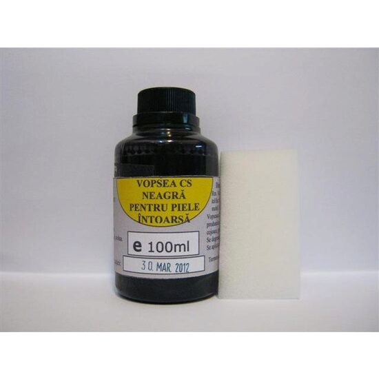 Vopsea CS Neagra pentru piele intoarsa 100 ml - Vodan