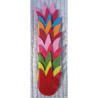 23206 - Set figurine fetru - 10 lalele mici - 3.5 - 4cm - PENT