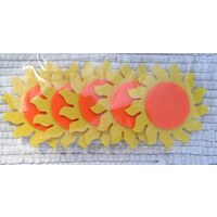 23211 Set figurine fetru - 5 figurine soare 6cm - PENT
