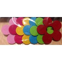 23204 Set figurine fetru - 6 FLORI - 6 cm - Pentart