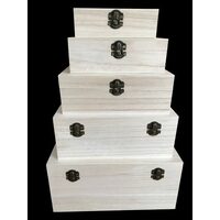 355013 - Set 5 cutii lemn - ANT-CH