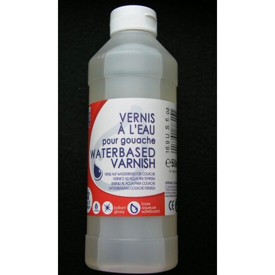 L&B - Verni pe baza de apa pentru tempera 500 ml