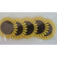 23230 - Set 5 figurine fetru 5cm - Floarea soarelui - PENT