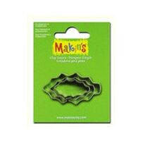 36028 - Set 3 cutter - Holly Leaf - Frunza de stejar