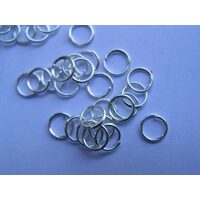 Set 10 gr zale argintii 6 mm - 1375B