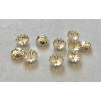 1379B - Set 10 gr capacel floricica argintiu