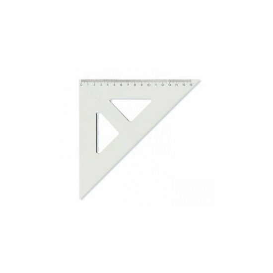 K744150 Echer transparent 45 grade cu linie mediana - Koh-I-Noor