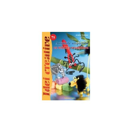 Animale impletite cu tehnica Scoubidou - Idei creative 71 - PE COMANDA