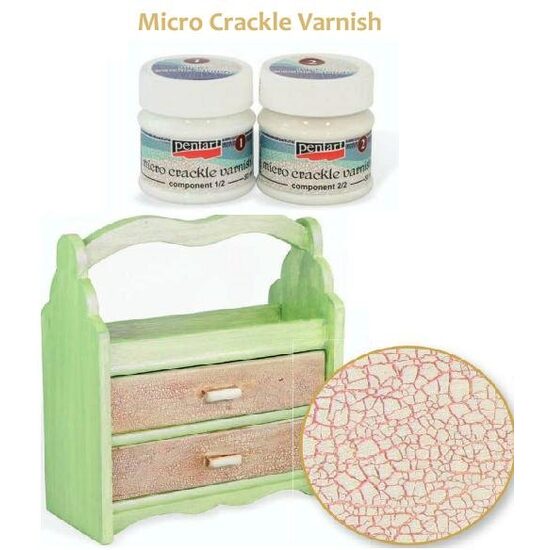 13283 - Vernis - Lac crapare - bicomponent - 50 ml Micro Crackle - 709469