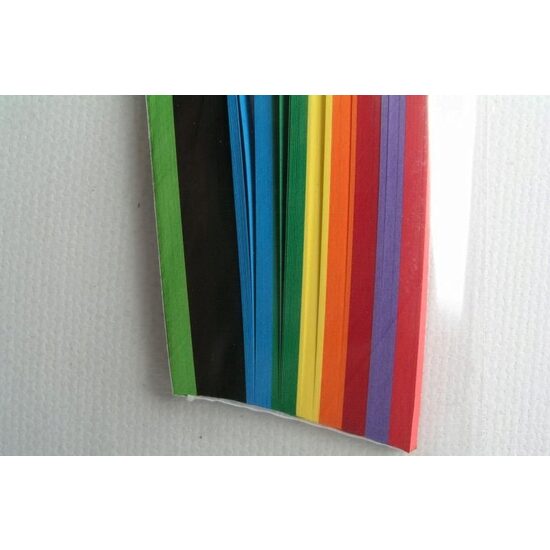 E - HARTIE QUILLING 30-5-300 10 CULORI TARI